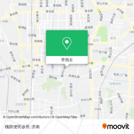 槐荫便民诊所地图