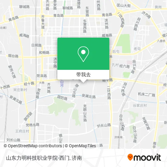 山东力明科技职业学院-西门地图