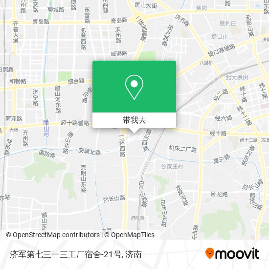 济军第七三一三工厂宿舍-21号地图