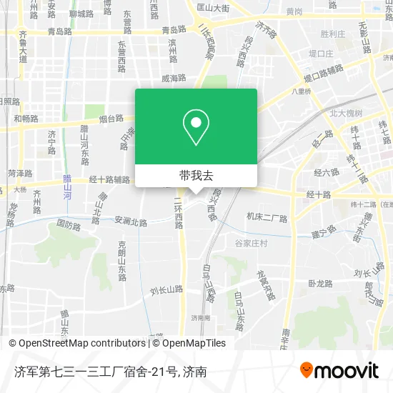 济军第七三一三工厂宿舍-21号地图