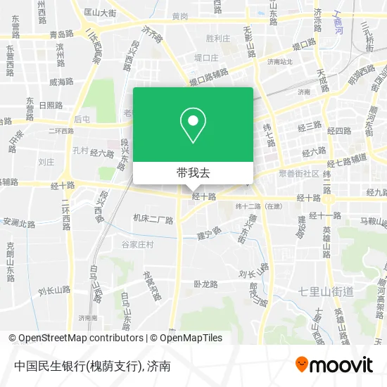 中国民生银行(槐荫支行)地图