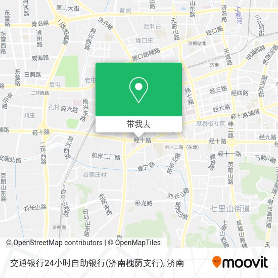 交通银行24小时自助银行(济南槐荫支行)地图