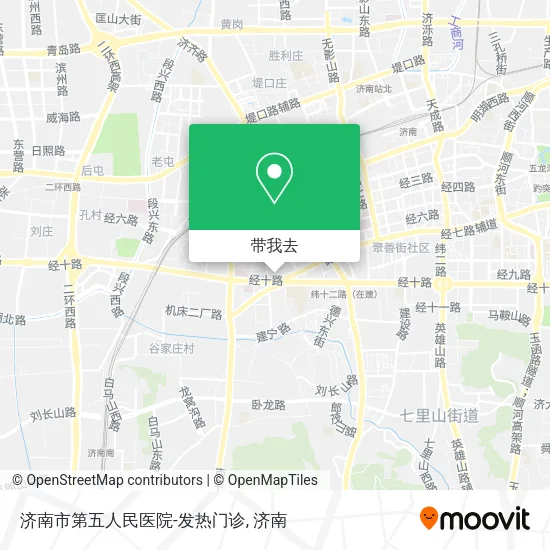 济南市第五人民医院-发热门诊地图