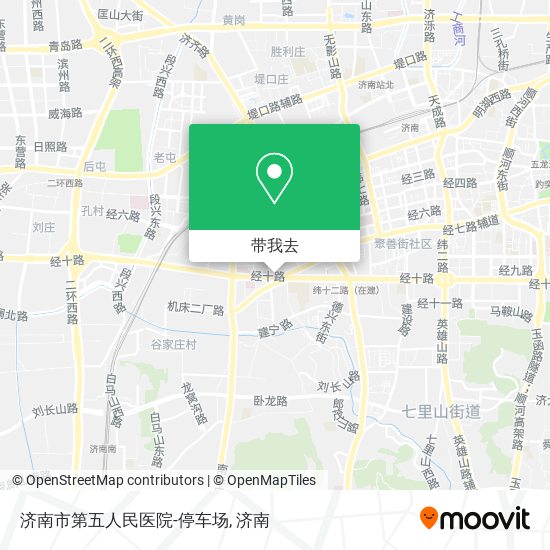 济南市第五人民医院-停车场地图