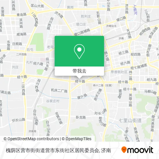 槐荫区营市街街道营市东街社区居民委员会地图