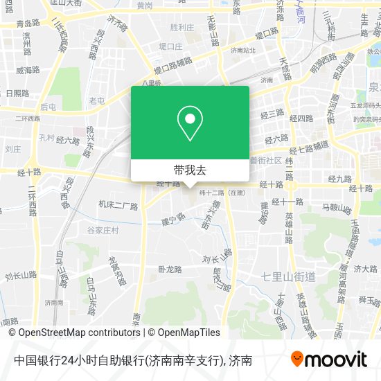 中国银行24小时自助银行(济南南辛支行)地图