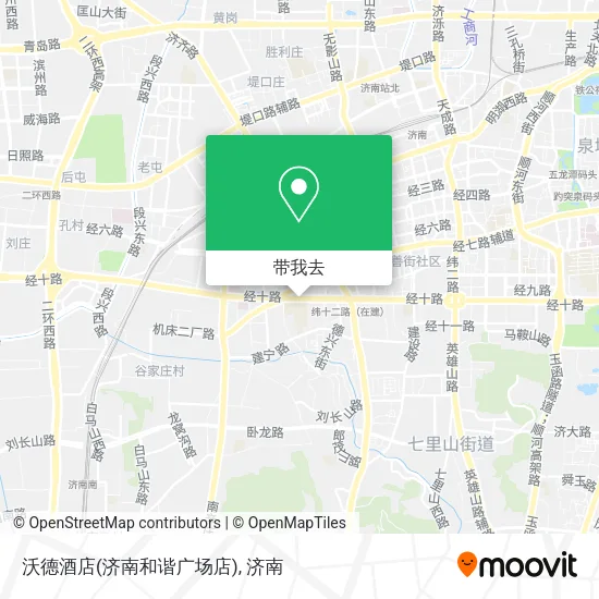沃德酒店(济南和谐广场店)地图
