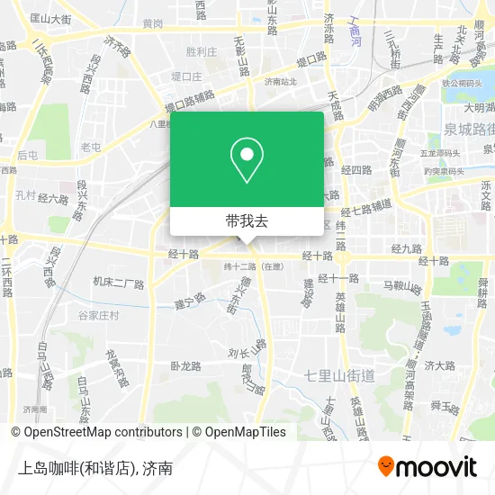 上岛咖啡(和谐店)地图