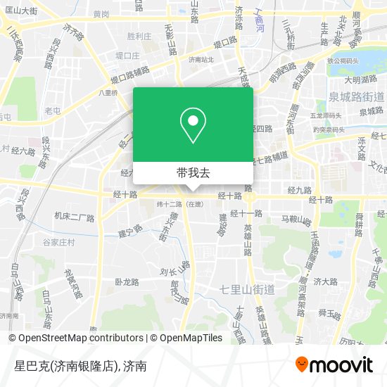 星巴克(济南银隆店)地图