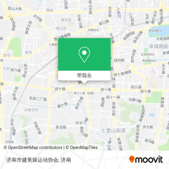 济南市健美操运动协会地图