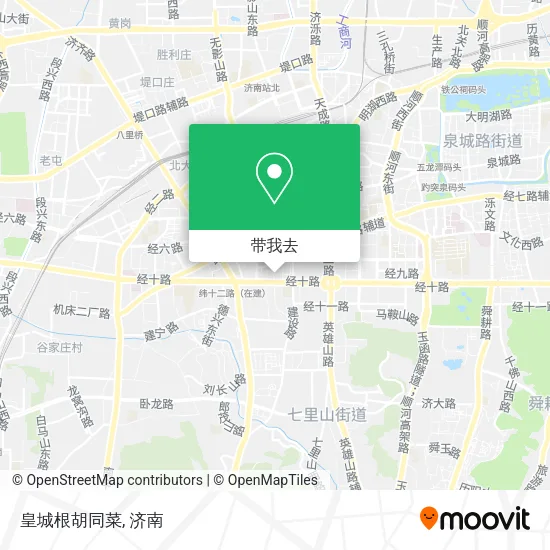 皇城根胡同菜地图