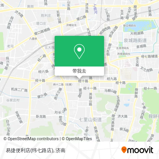 易捷便利店(纬七路店)地图