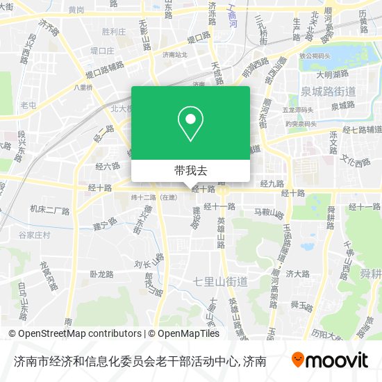济南市经济和信息化委员会老干部活动中心地图