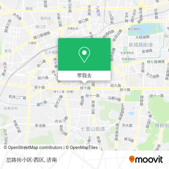 岔路街小区-西区地图