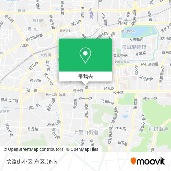 岔路街小区-东区地图