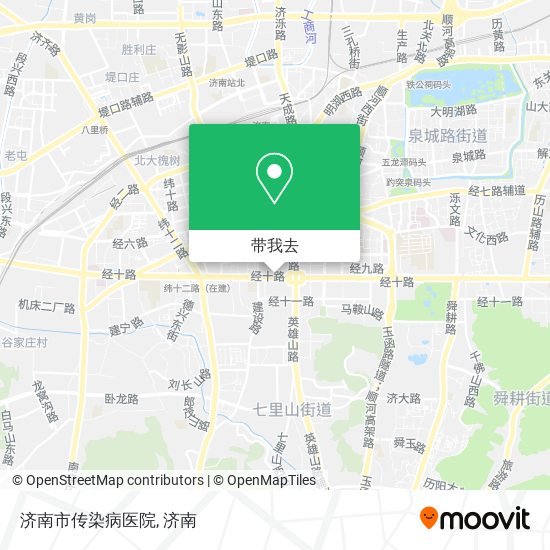 济南市传染病医院地图