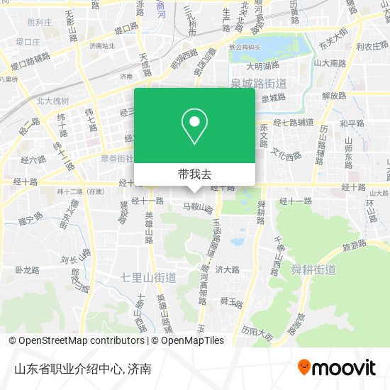 山东省职业介绍中心地图