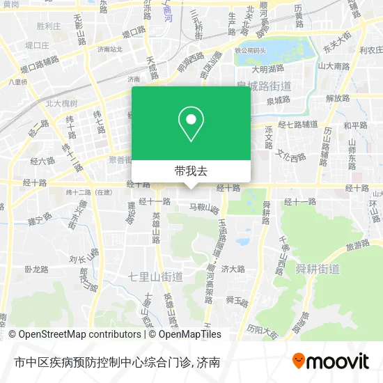 市中区疾病预防控制中心综合门诊地图