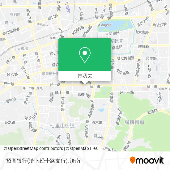 招商银行(济南经十路支行)地图