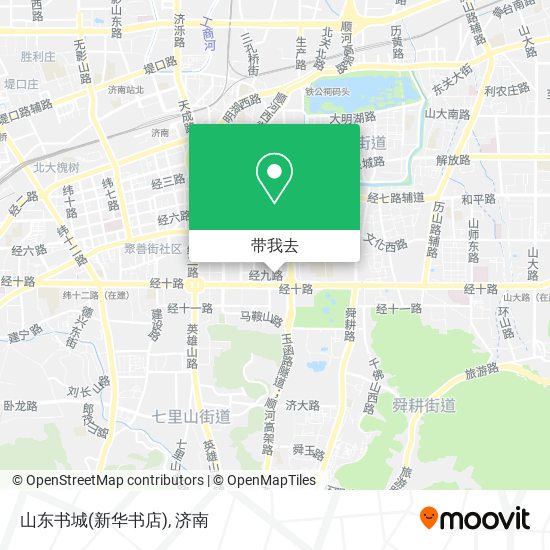 山东书城(新华书店)地图