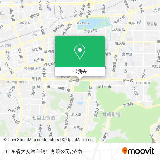 山东省大友汽车销售有限公司地图