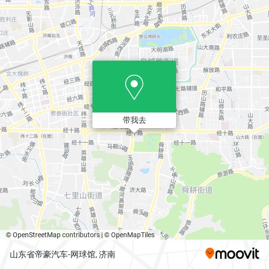 山东省帝豪汽车-网球馆地图