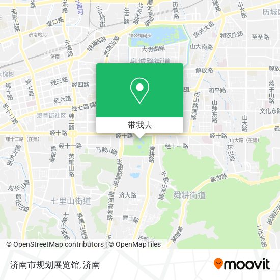 济南市规划展览馆地图