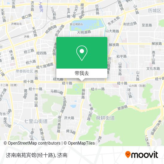济南南苑宾馆(经十路)地图