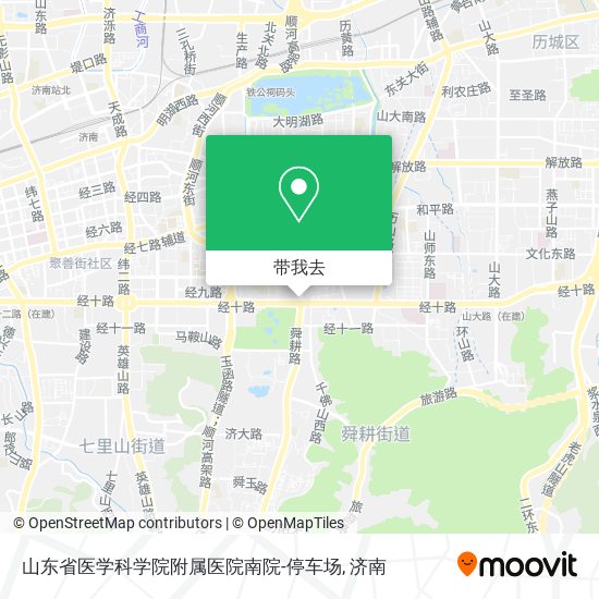 山东省医学科学院附属医院南院-停车场地图