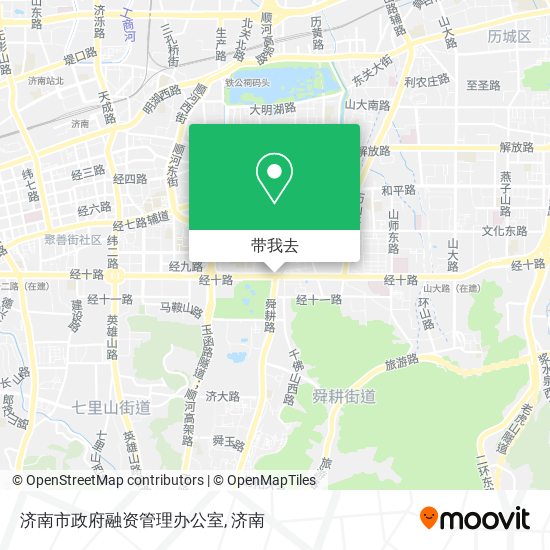济南市政府融资管理办公室地图