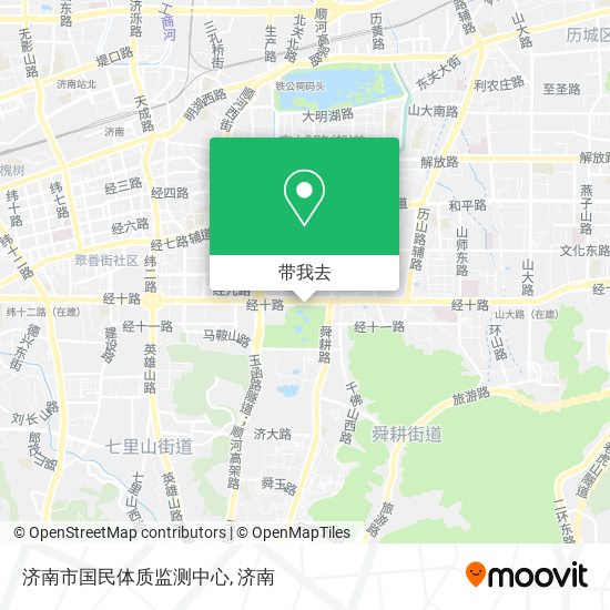 济南市国民体质监测中心地图