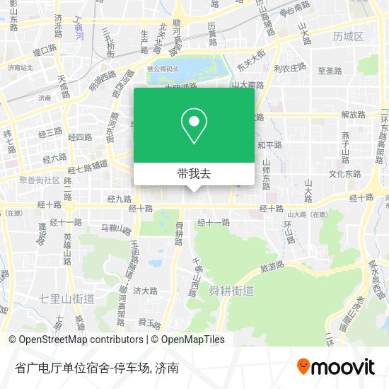 省广电厅单位宿舍-停车场地图