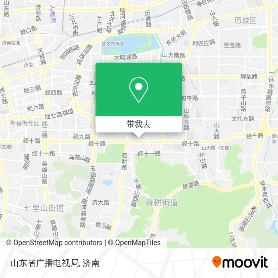 山东省广播电视局地图