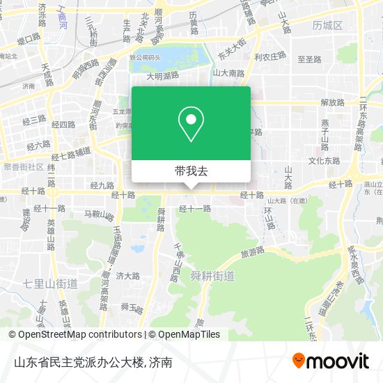 山东省民主党派办公大楼地图
