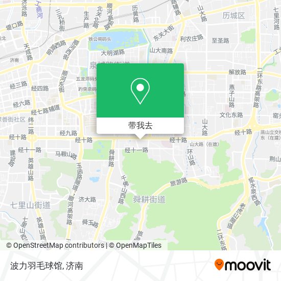 波力羽毛球馆地图