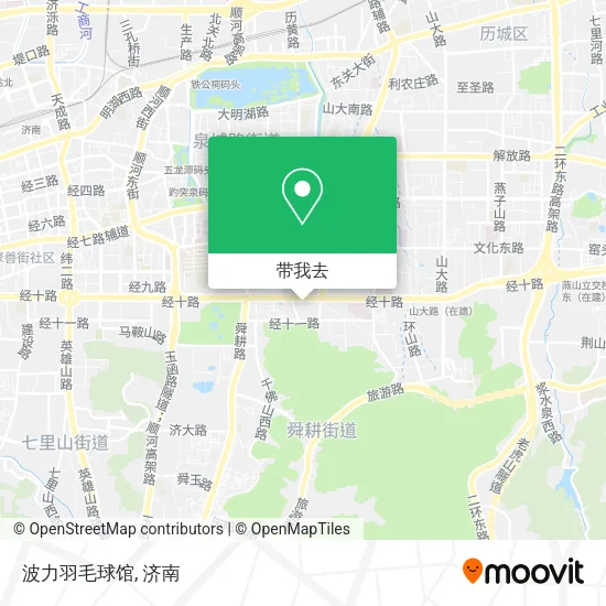 波力羽毛球馆地图