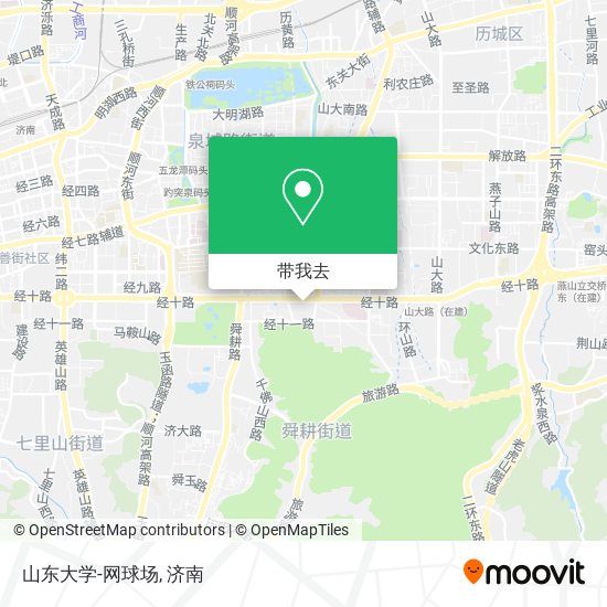 山东大学-网球场地图