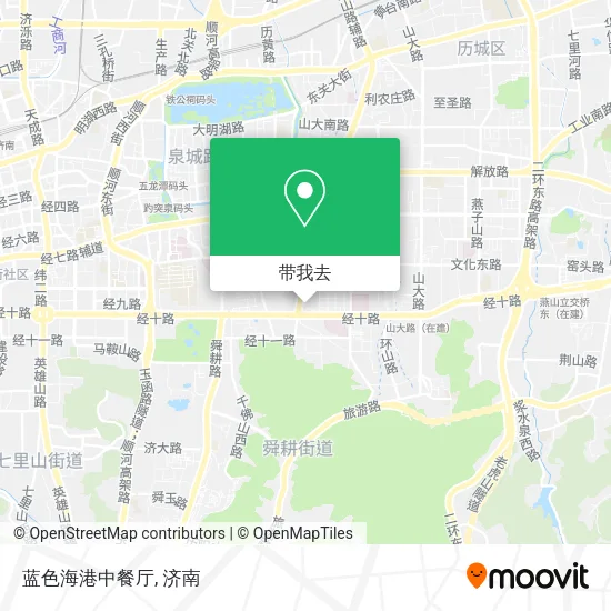 蓝色海港中餐厅地图