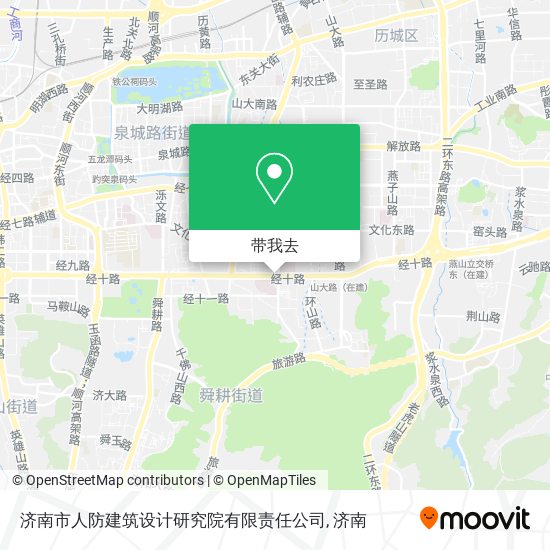 济南市人防建筑设计研究院有限责任公司地图
