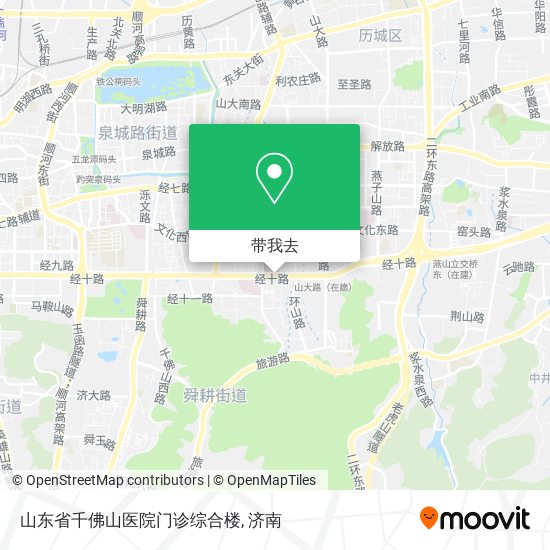山东省千佛山医院门诊综合楼地图
