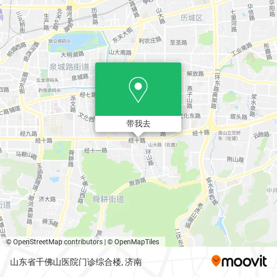 山东省千佛山医院门诊综合楼地图