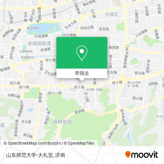 山东师范大学-大礼堂地图
