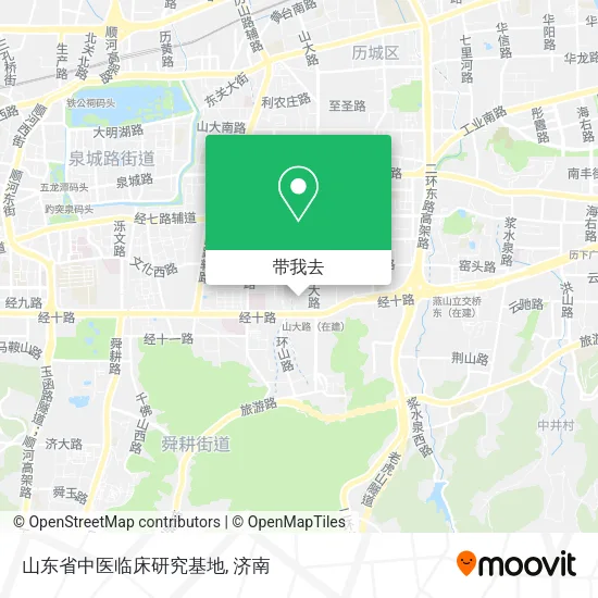 山东省中医临床研究基地地图