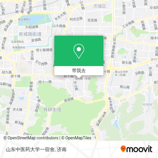 山东中医药大学一宿舍地图