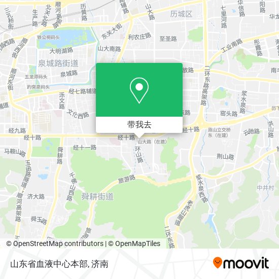 山东省血液中心本部地图
