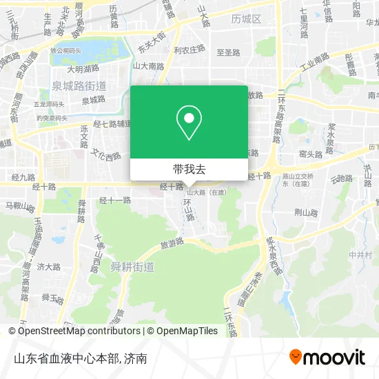 山东省血液中心本部地图