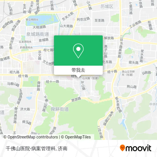 千佛山医院-病案管理科地图