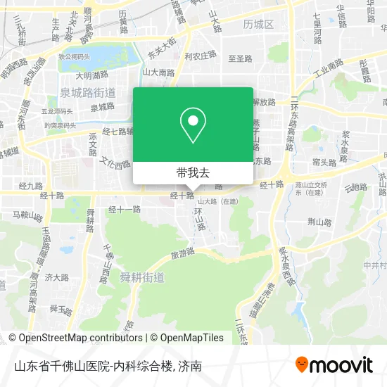 山东省千佛山医院-内科综合楼地图