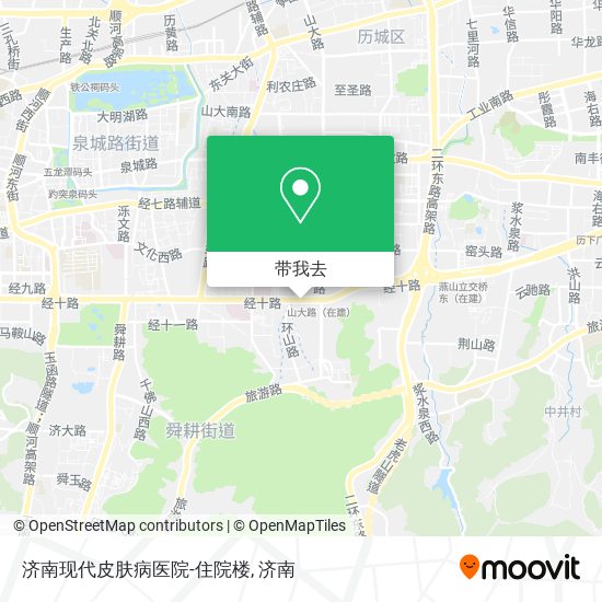 济南现代皮肤病医院-住院楼地图