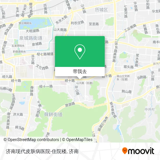 济南现代皮肤病医院-住院楼地图